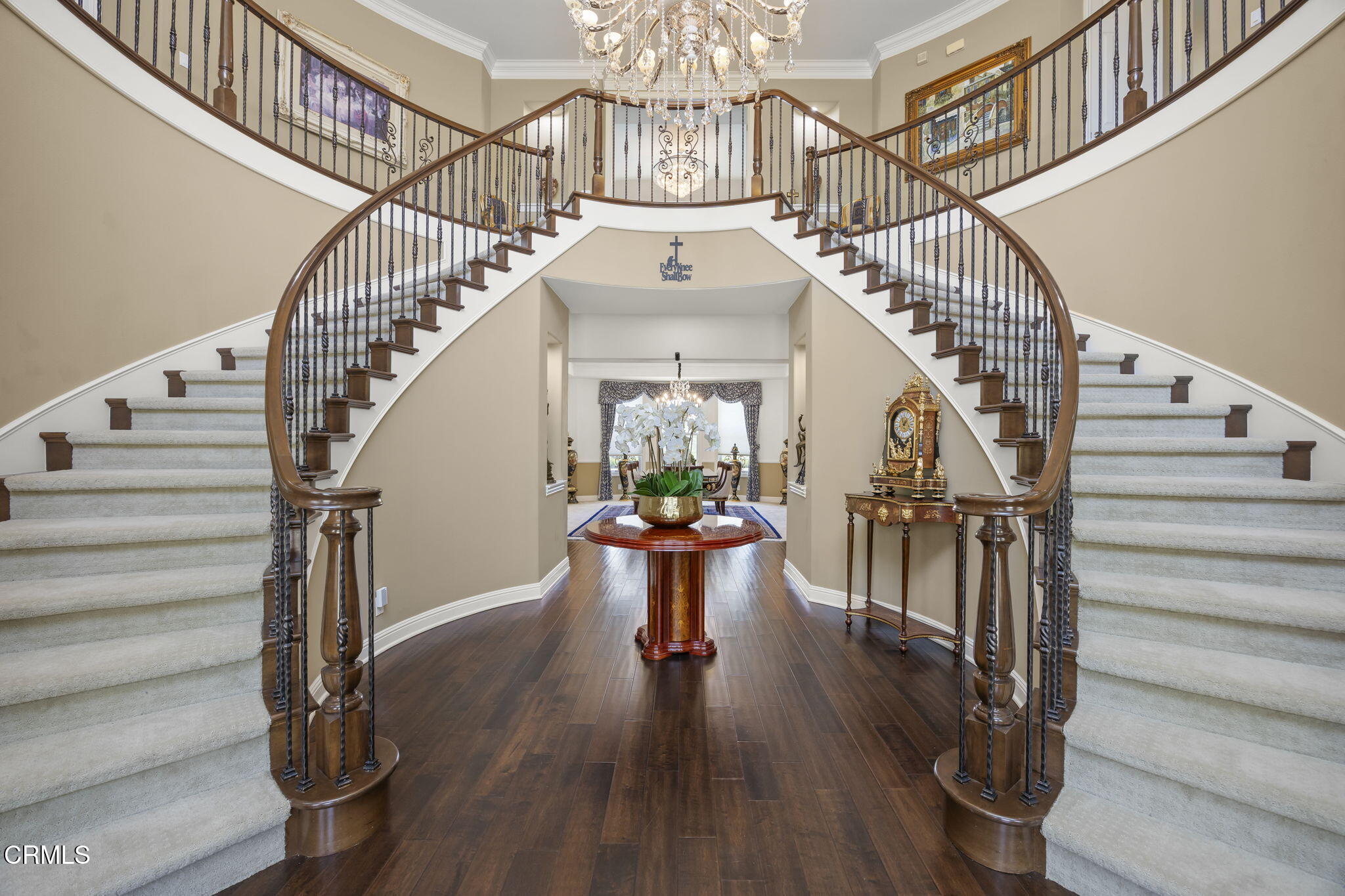 12390 Nelson Road Moorpark, CA 93021 - Photo 5 of 66 a view of entryway and hall with wooden floor