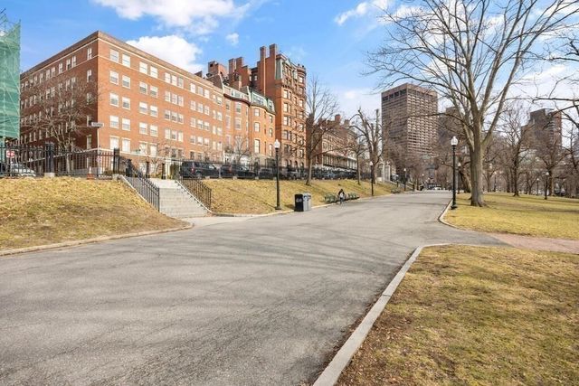 a view of outdoor space with seating area