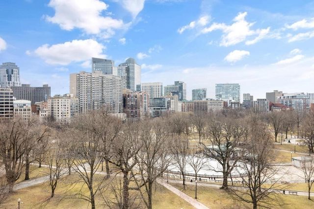 a front view of a building