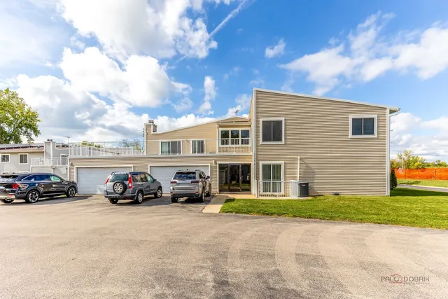 a car parked in front of a house