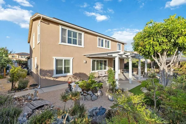 a table and chairs in the patio