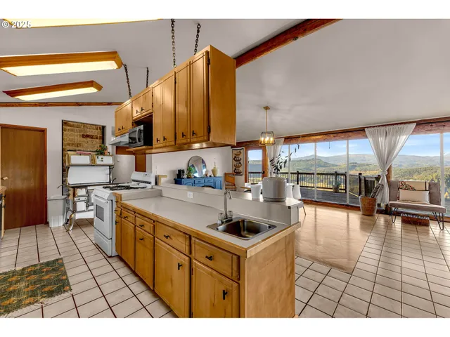 a open kitchen with stainless steel appliances kitchen island granite countertop a sink and cabinets
