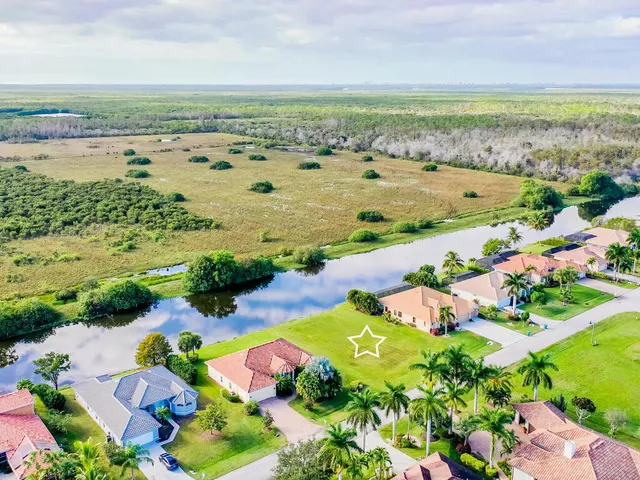 a view of a lake with a beach