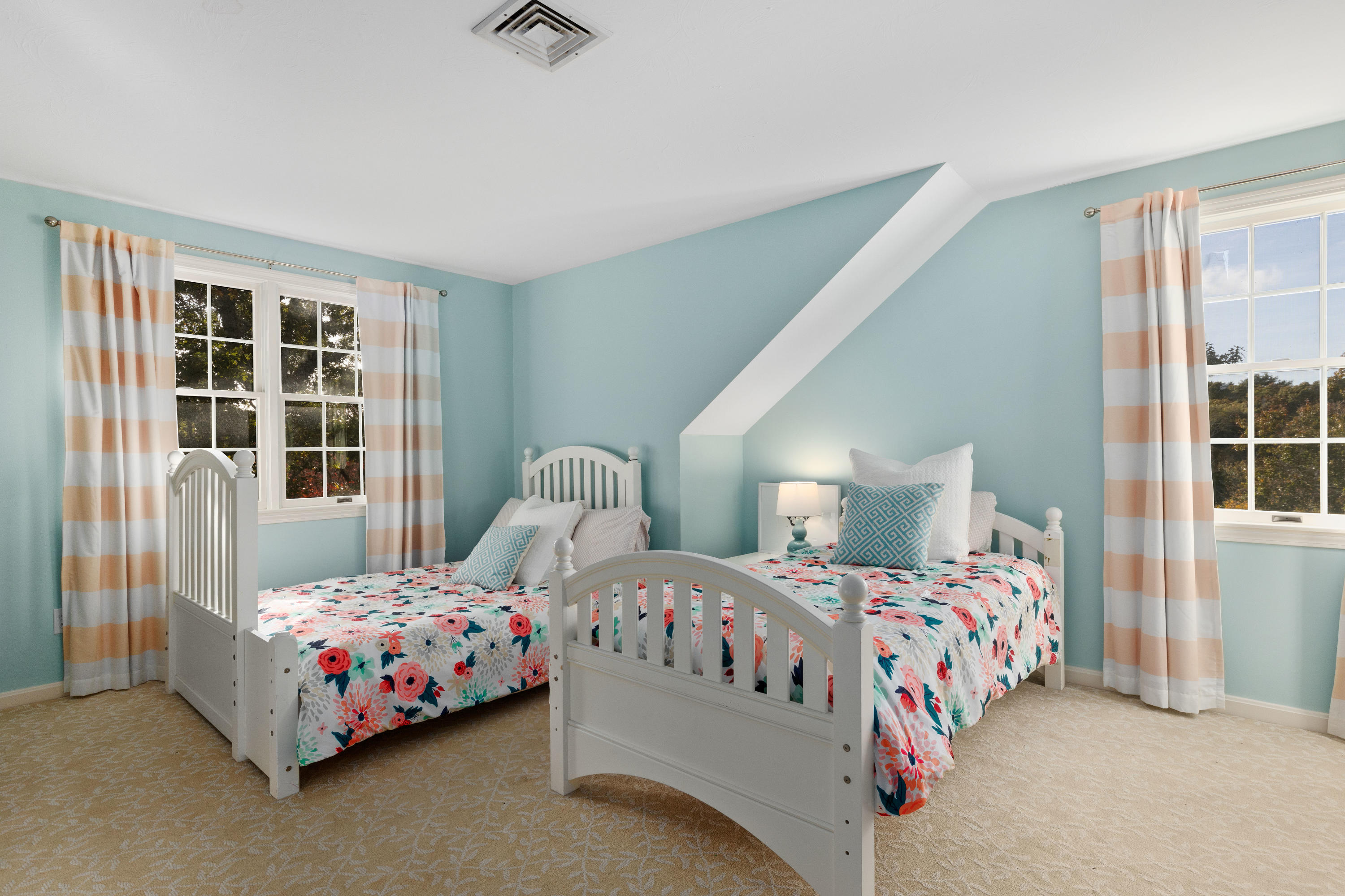 461 South Main Street Centerville, MA 02632 - Photo 32 of 52 a bedroom with two beds and large window