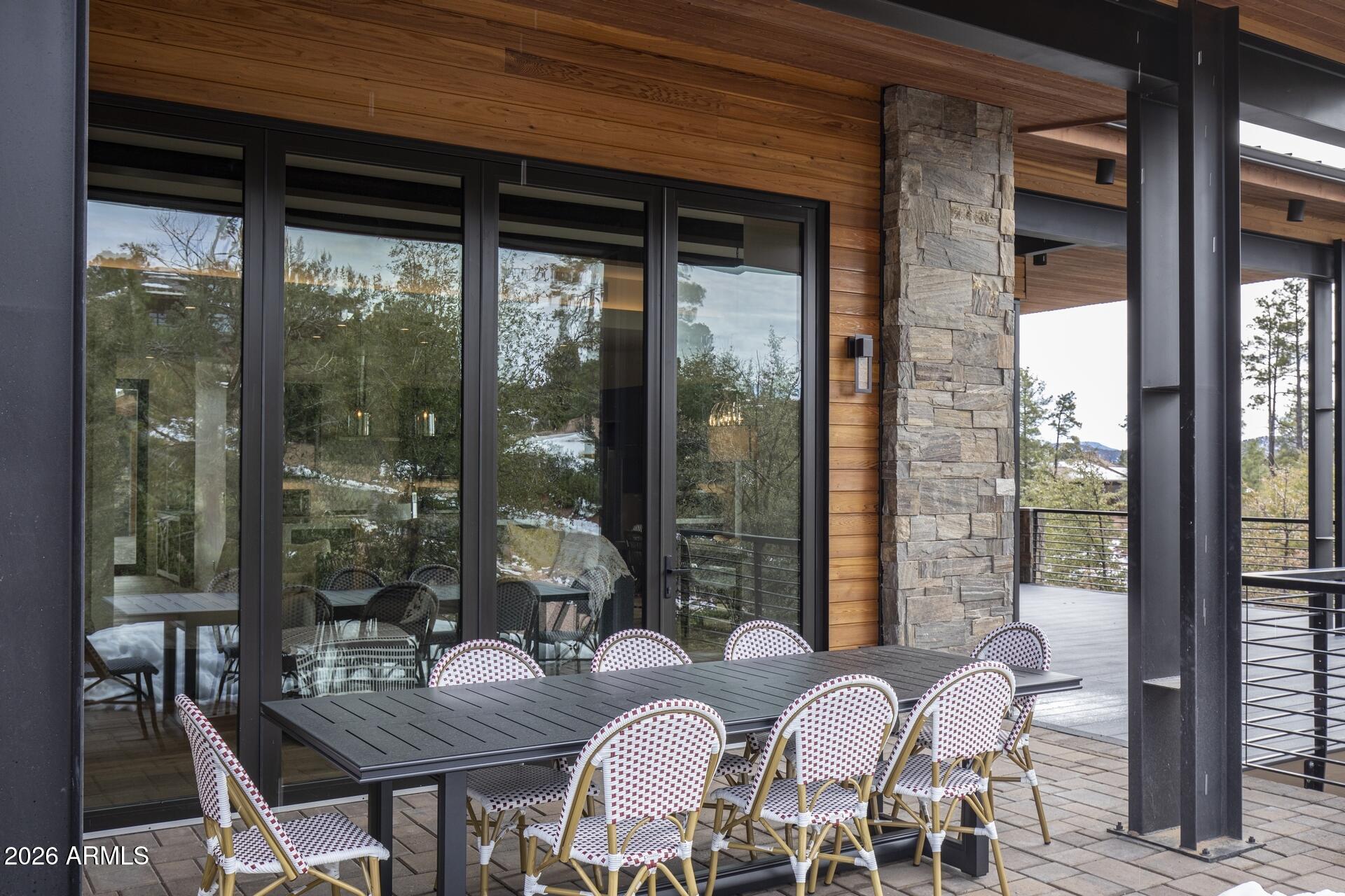 610 South Valhalla Payson, AZ 85541 - Photo 32 of 37 a outdoor dining space with furniture and window
