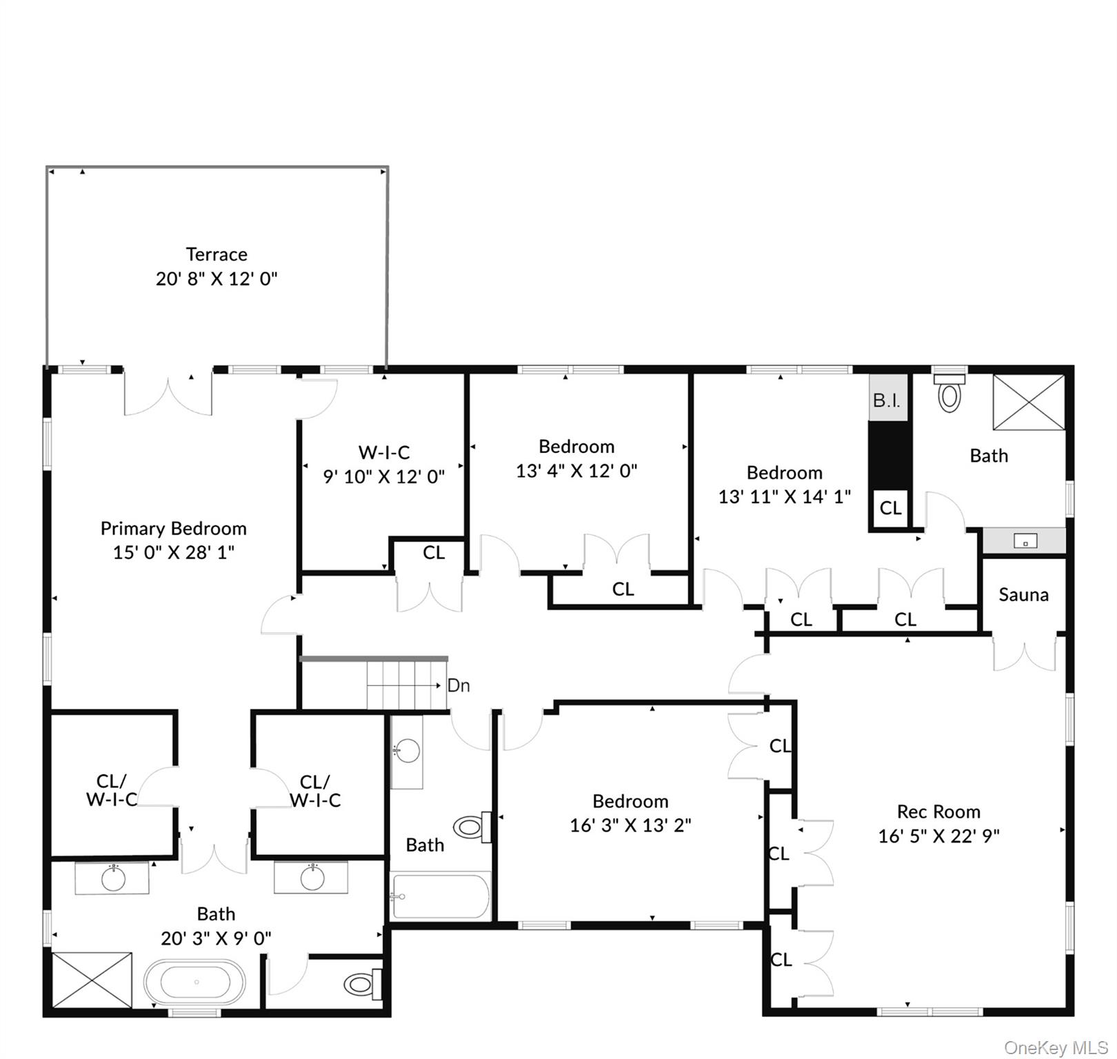 44 Brevoort Lane Rye, NY 10580 - Photo 29 of 30 a picture of a open white and white walls