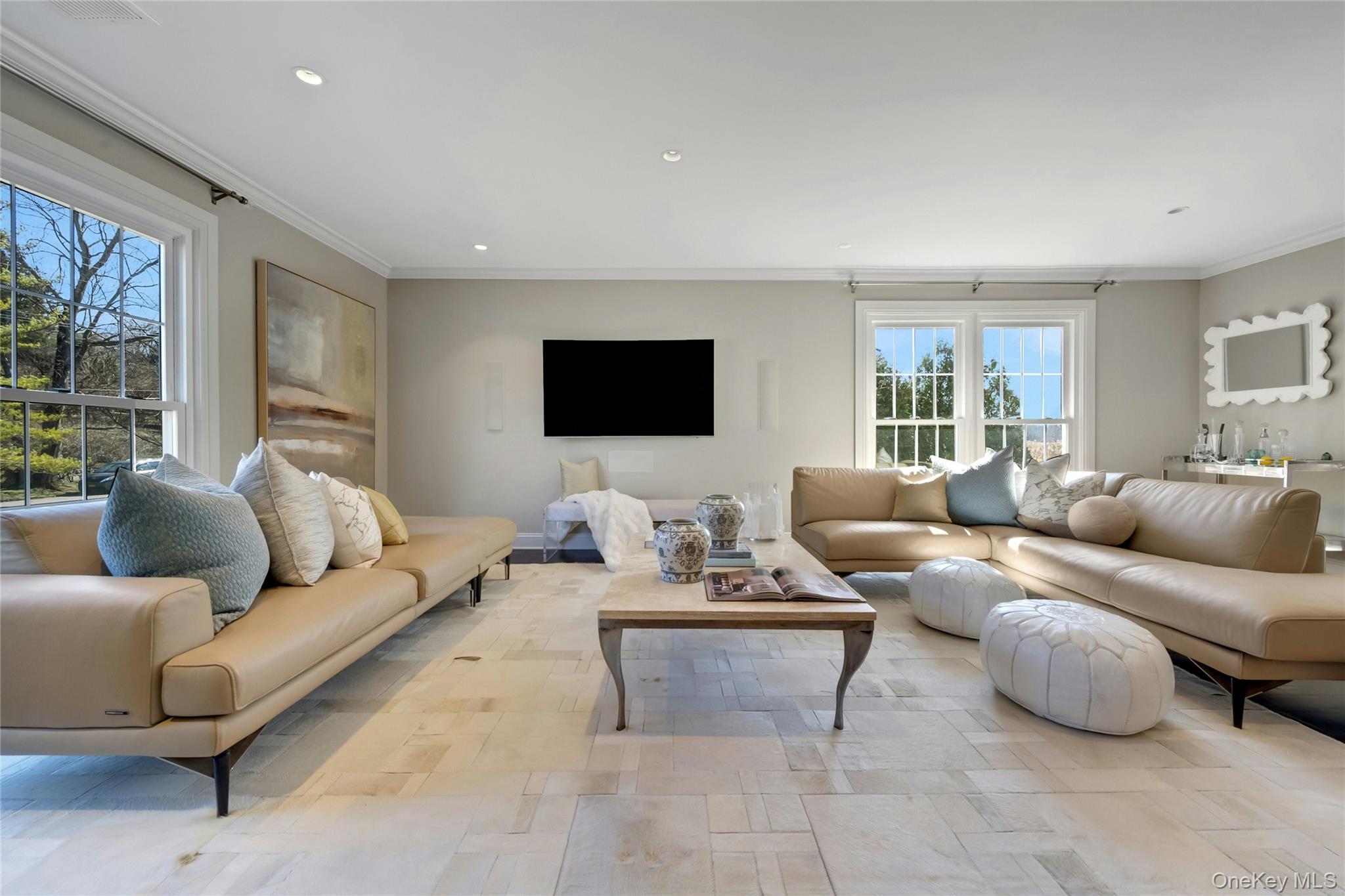 44 Brevoort Lane Rye, NY 10580 - Photo 4 of 32 Sun drenched living room with expansive proportions, elegant neutral tones-An inviting space designed for entertaining and relaxed every day living.