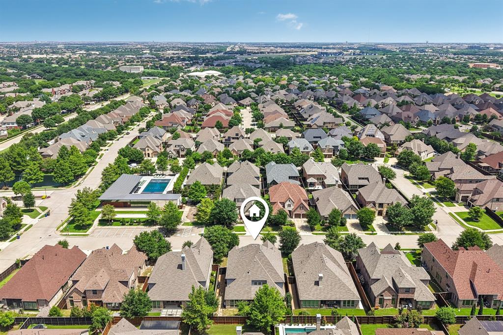 2029 Temperate Drive Allen, TX 75013 - Photo 35 of 40 an aerial view of multiple house
