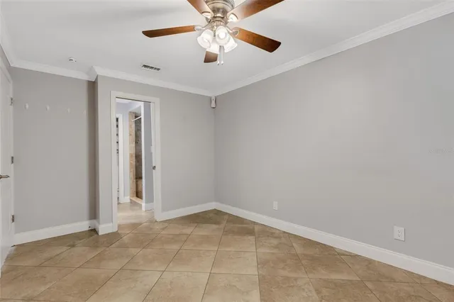 a view of a porch with wooden floor and stairs