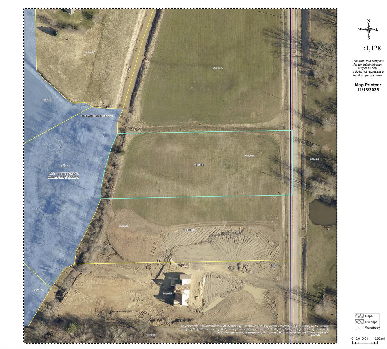 Parcel H 34th Street Zeeland, MI 49464 - Photo 36 of 39 Parcel H from GIS map