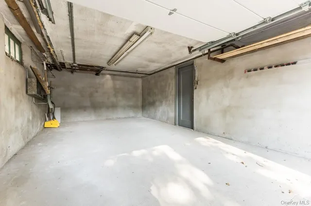 a view of a room with a shower and stairs