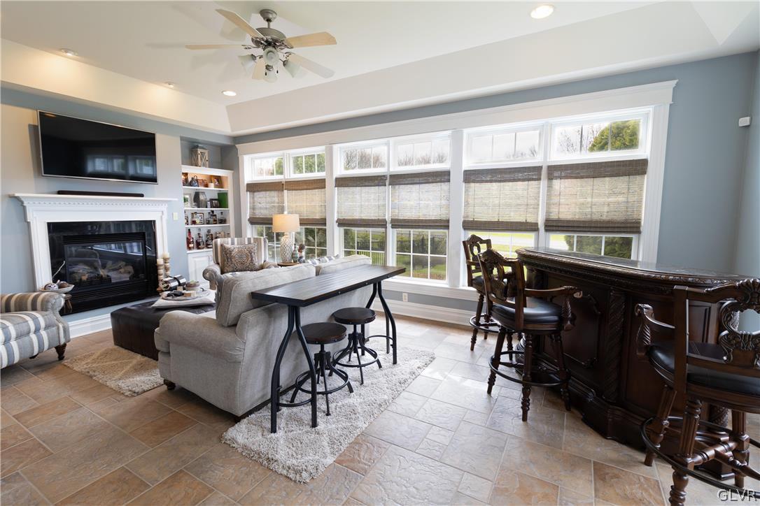 403 Stone Bridge Road Perkasie, PA 18944 - Photo 10 of 50 Sunroom with Fireplace