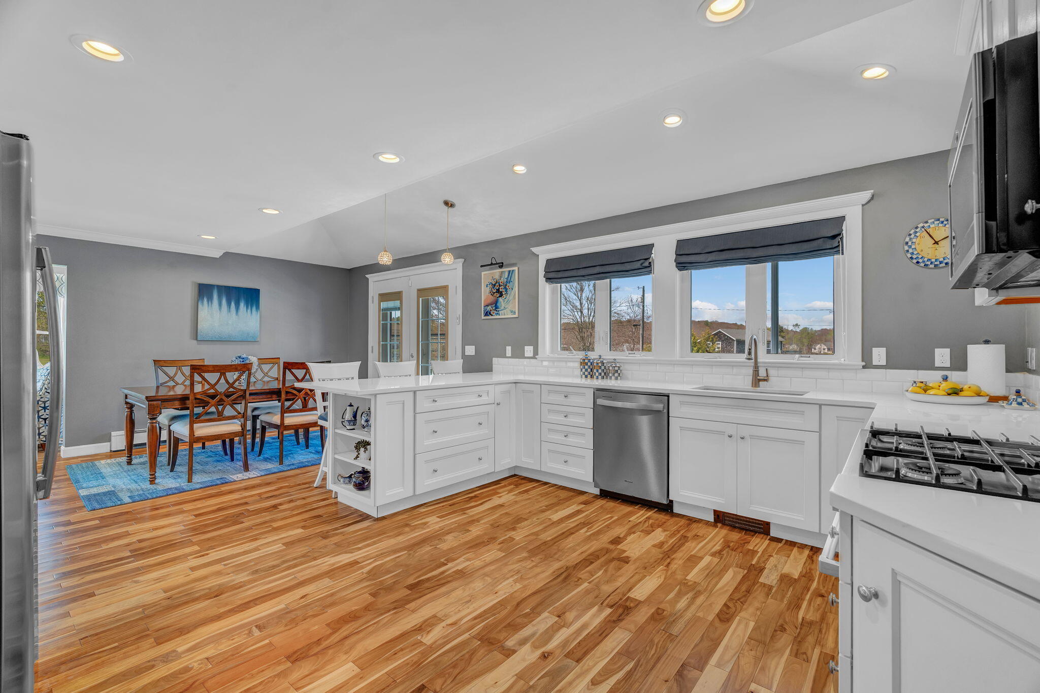 7 Hodgdon Lane Boothbay, ME 04537 - Photo 6 of 57 Kitchen opens to dining