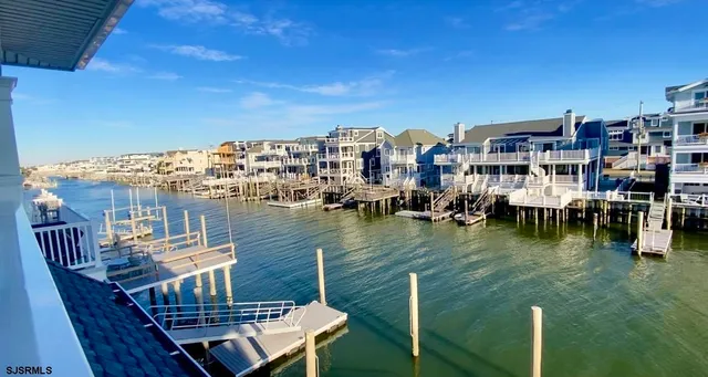 a view of a lake from a balcony