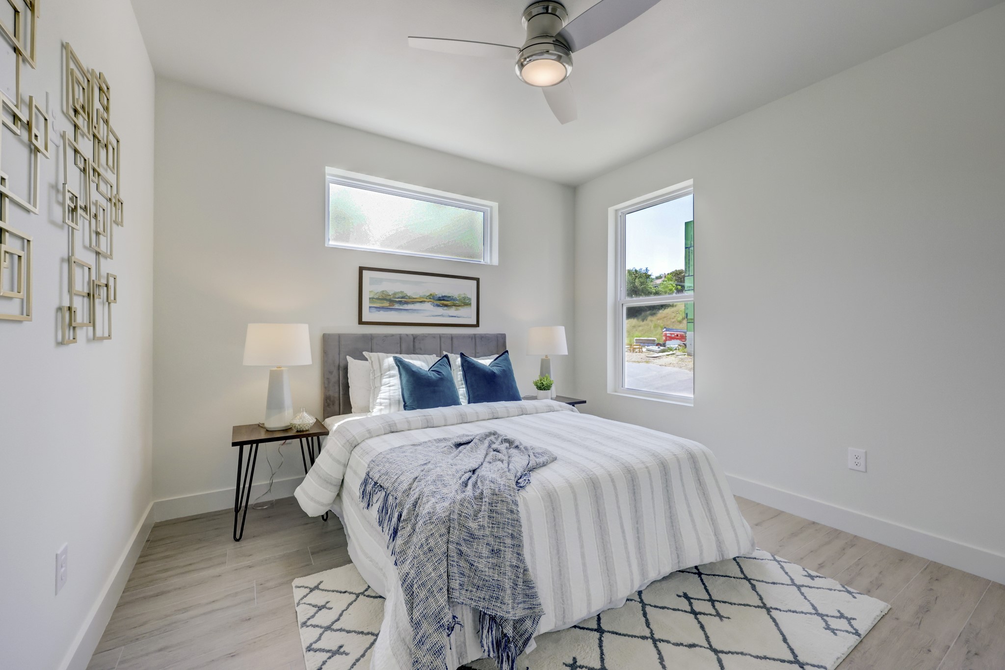 4300 Mansfield Dam Road, Unit 1221 Austin, TX 78734 - Photo 13 of 38 a bedroom with a bed and a night stand