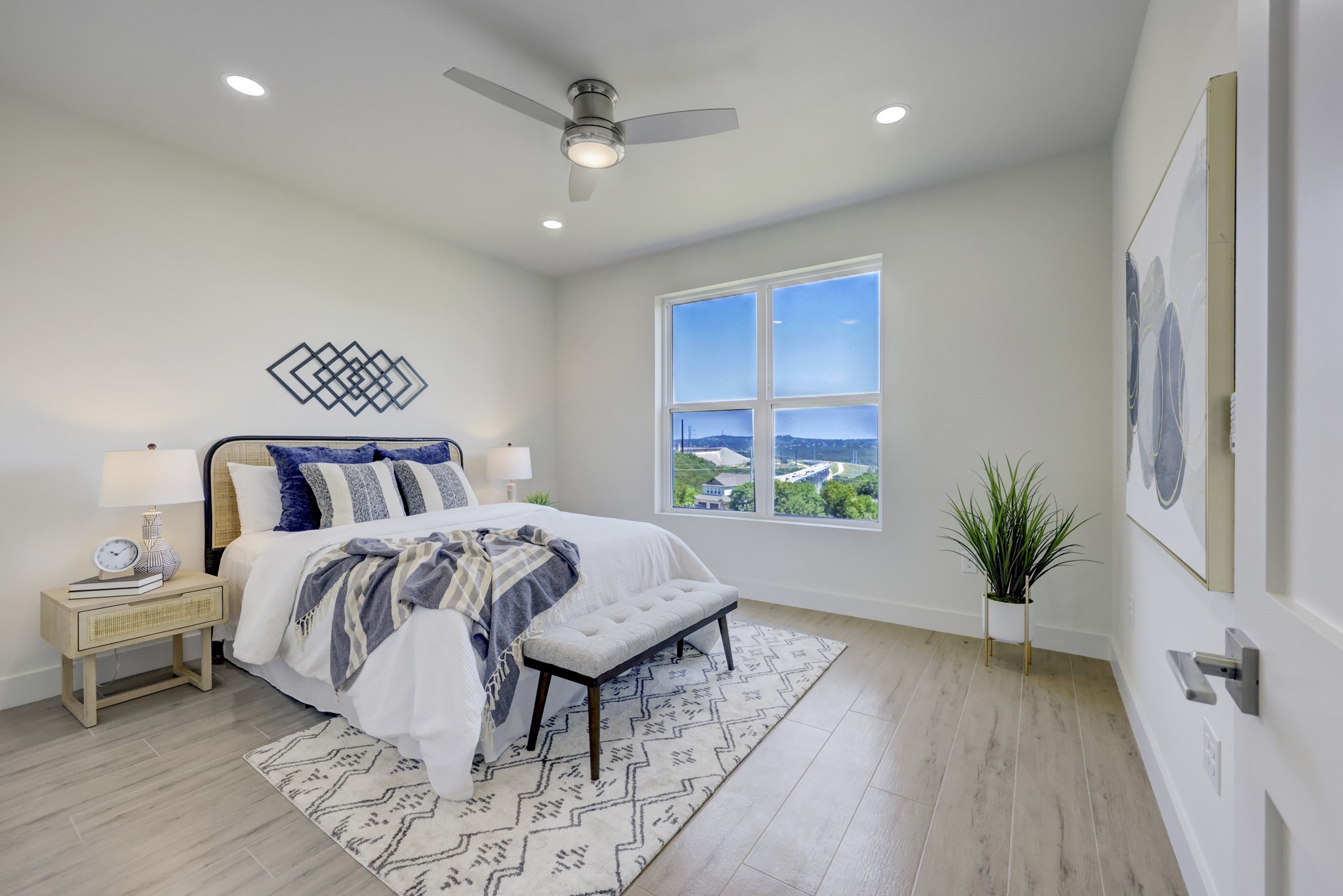 4300 Mansfield Dam Road, Unit 1221 Austin, TX 78734 - Photo 14 of 38 a bed room with a bed and a couch