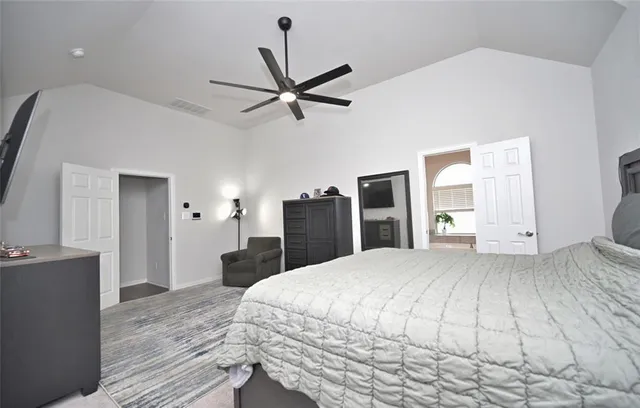 a view of a workspace with furniture