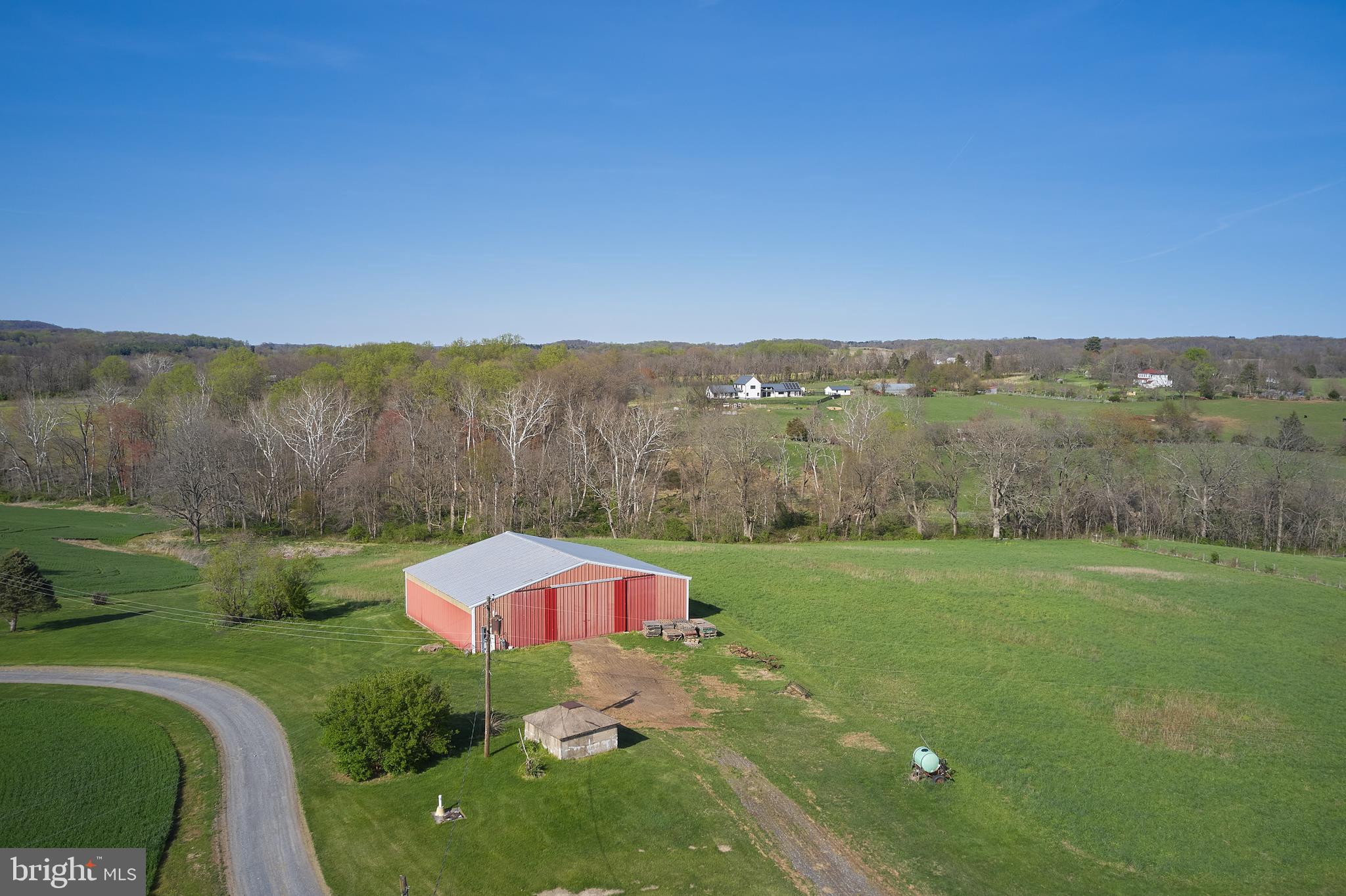 18925 Barnesville Road Dickerson, MD 20842 - Photo 53 of 61 Large steel barn with electricity and gravel floor
