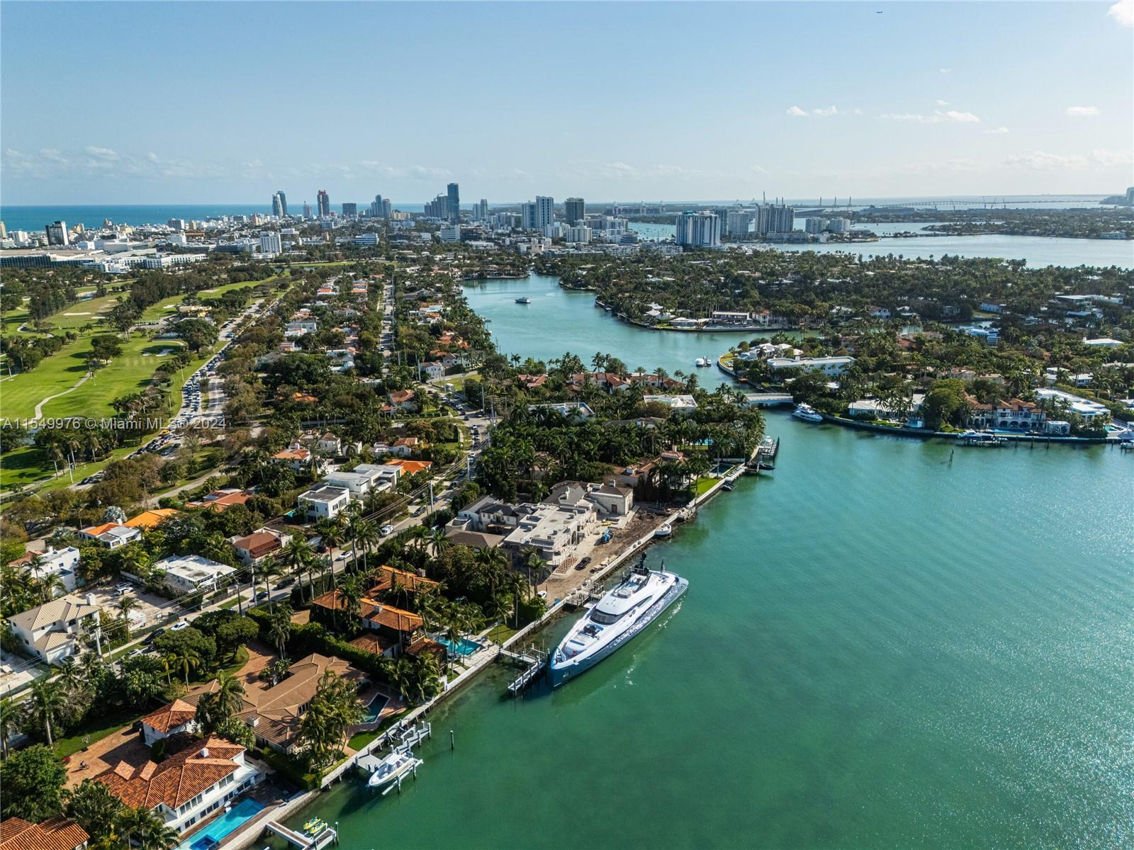 2935 North Bay Road Miami Beach, FL 33140 - Photo 33 of 36 an aerial view of a city with ocean view