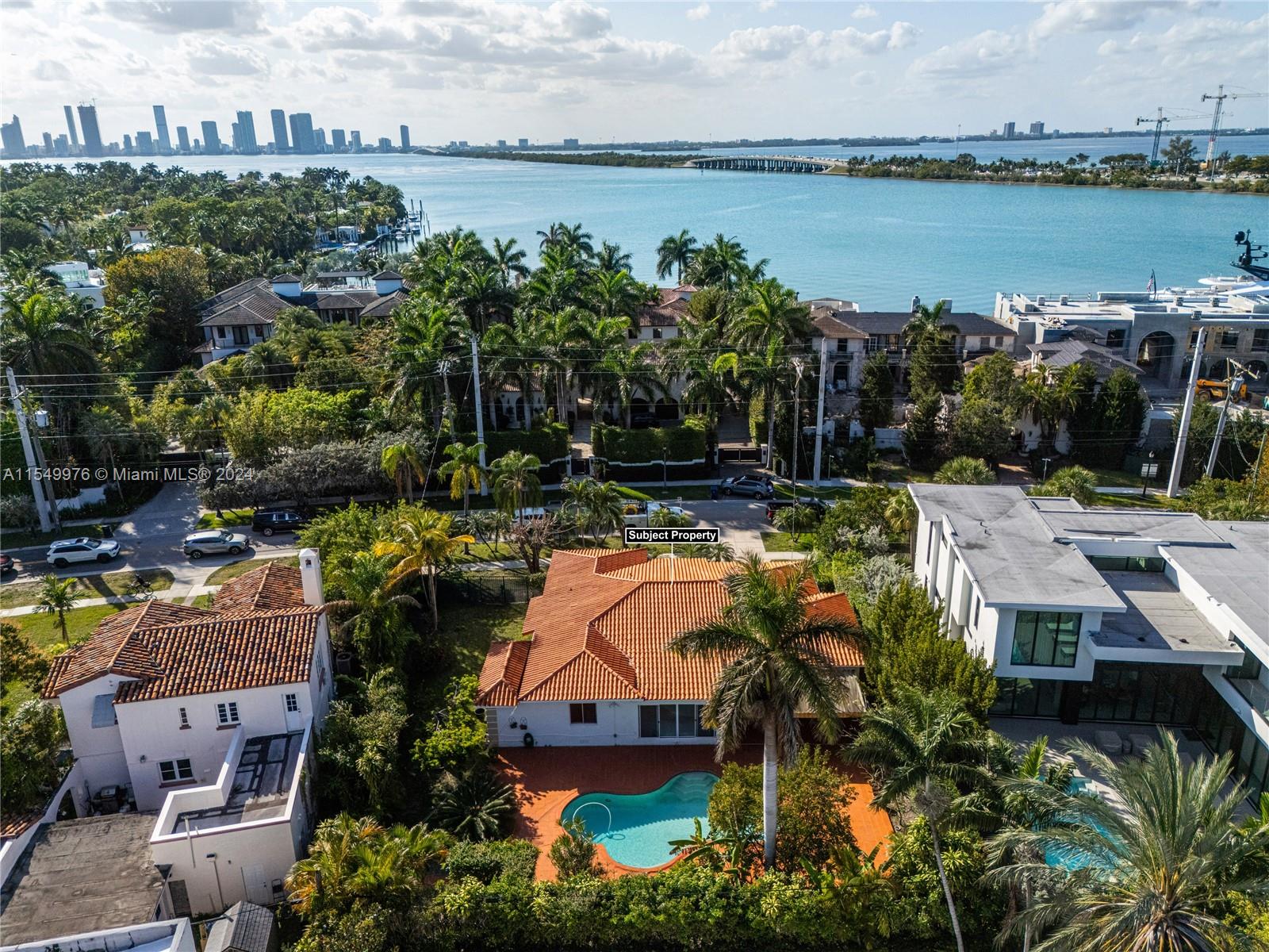 2935 North Bay Road Miami Beach, FL 33140 - Photo 35 of 36 an aerial view of houses with yard
