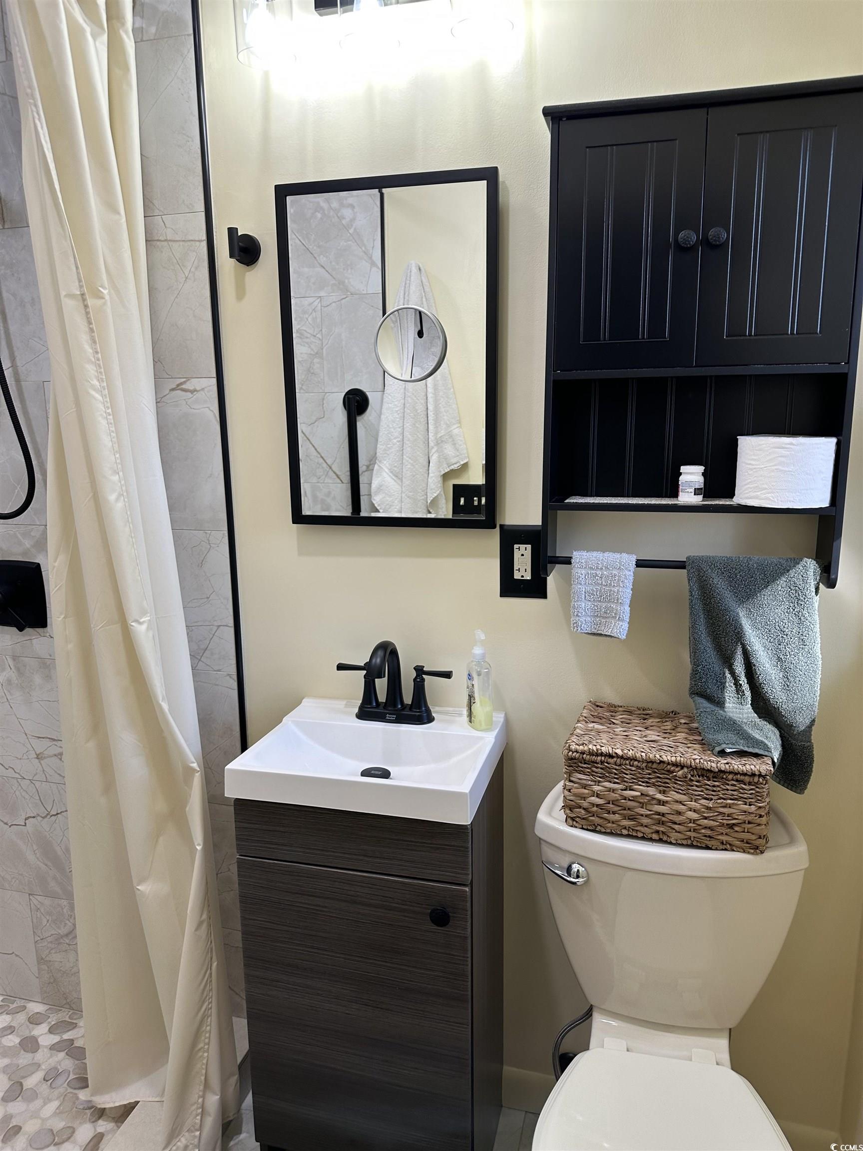 68 Mallard Circle Georgetown, SC 29440 - Photo 21 of 24 Bathroom with vanity and light marble finish floors