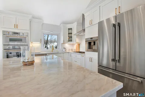 a view of window with kitchen island