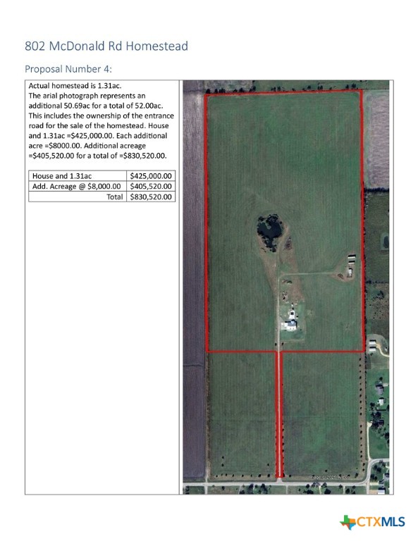 802 Mc Donald Road Port Lavaca, TX 77979 - Photo 4 of 44 Option 4 (+,- 52 Acres)