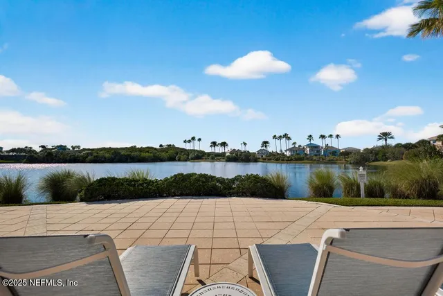 a view of an ocean from a balcony