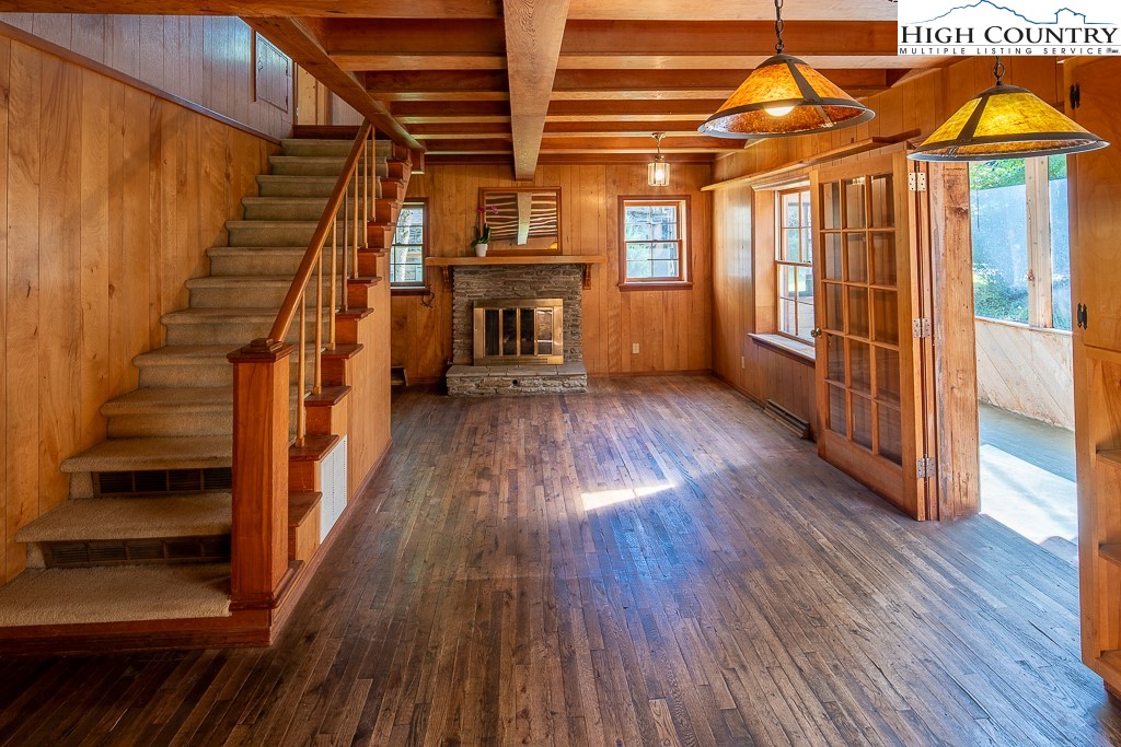 492 Payne Branch Road Boone, NC 28607 - Photo 9 of 49 a view of entryway with wooden floor