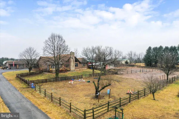 front view of a house with a large windows