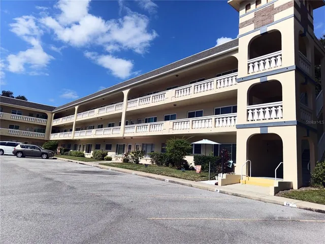a view of a building with street