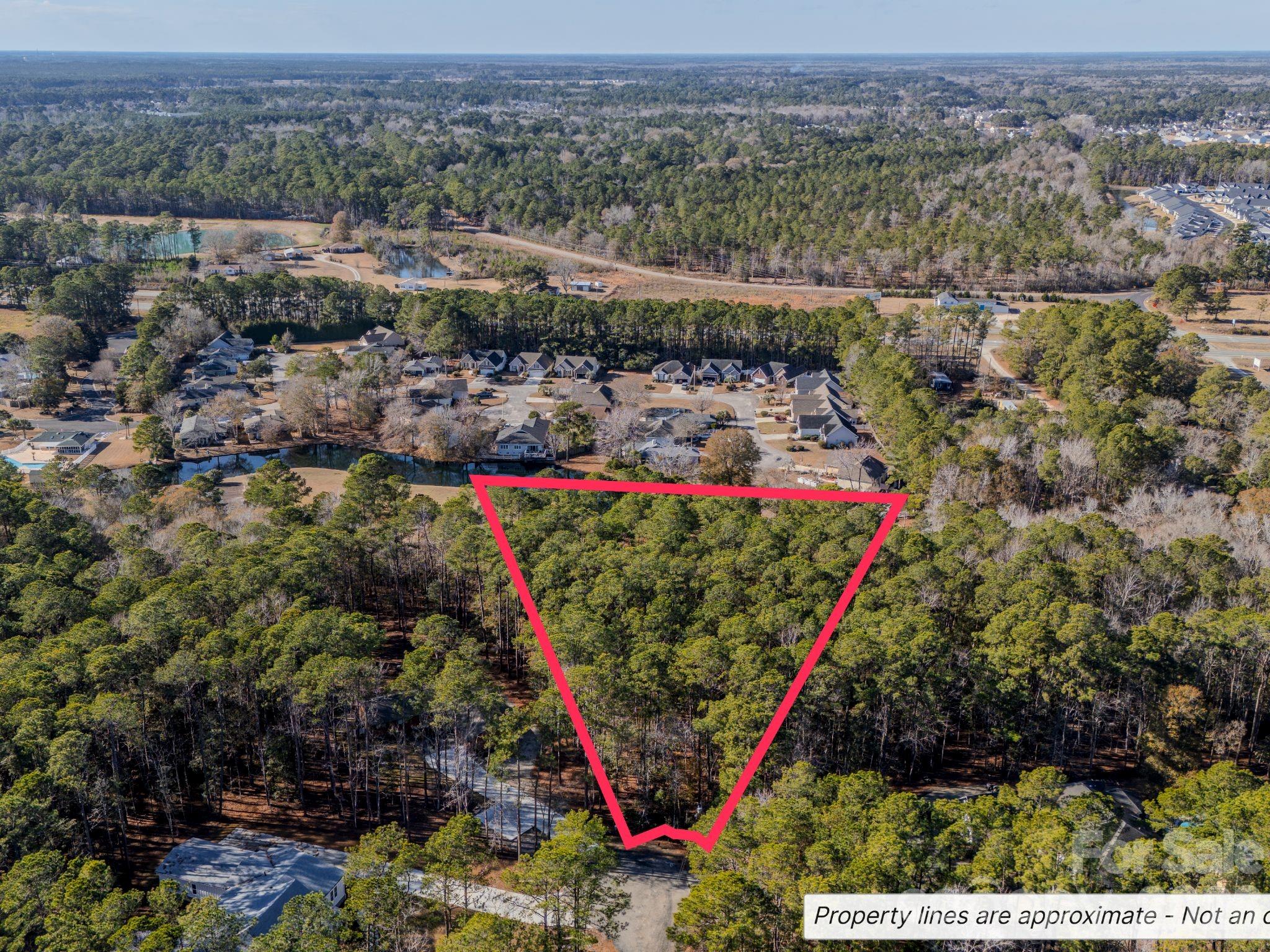 9 Mashie Court Southwest, Unit 9 Calabash, NC 28467 - Photo 10 of 13 an aerial view of a houses with a yard and lake
