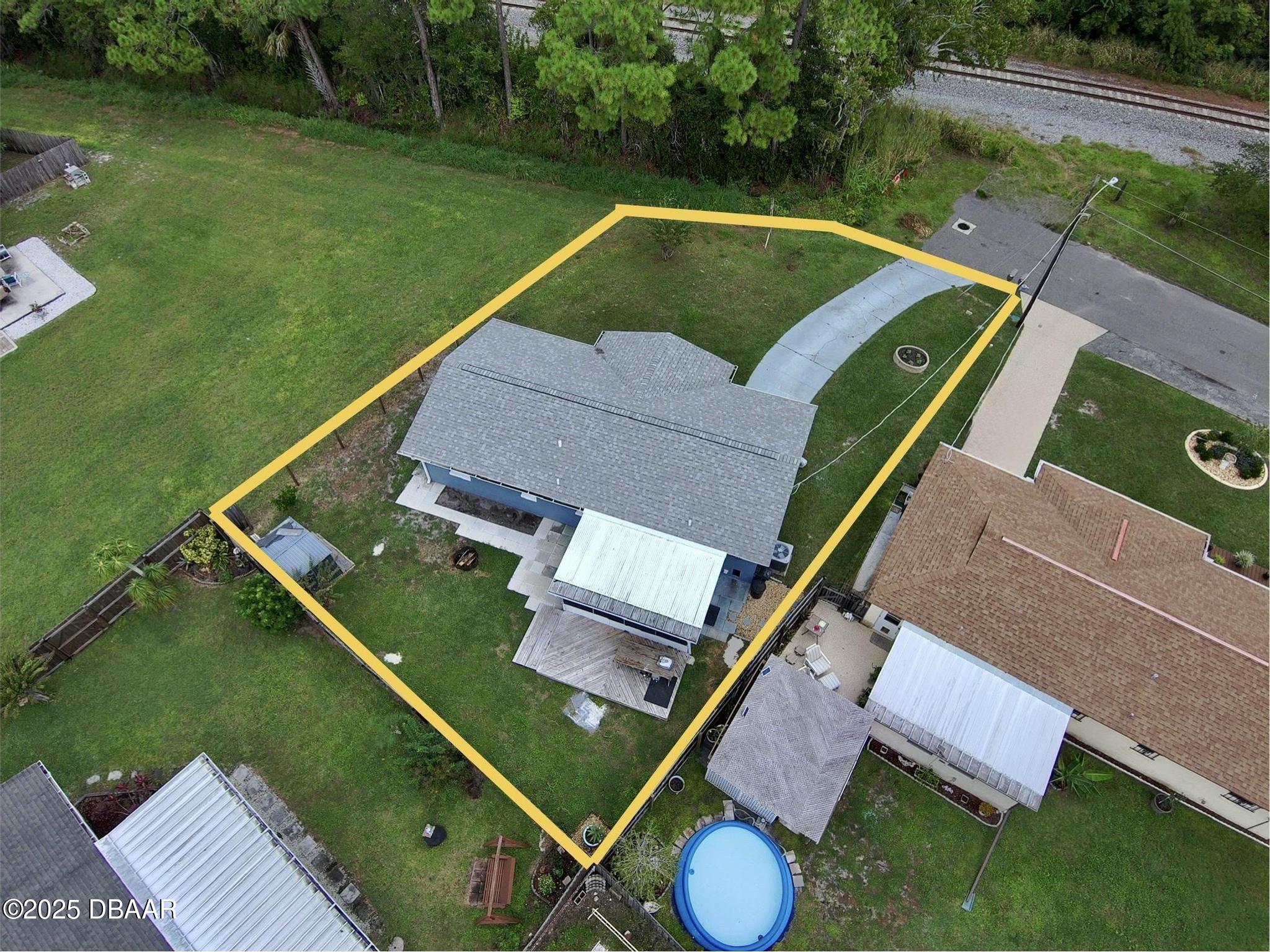 1025 2nd Street Port Orange, FL 32129 - Photo 28 of 33 an aerial view of a house