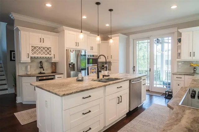 a view of front door