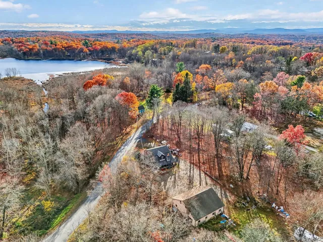 a view of city and ocean