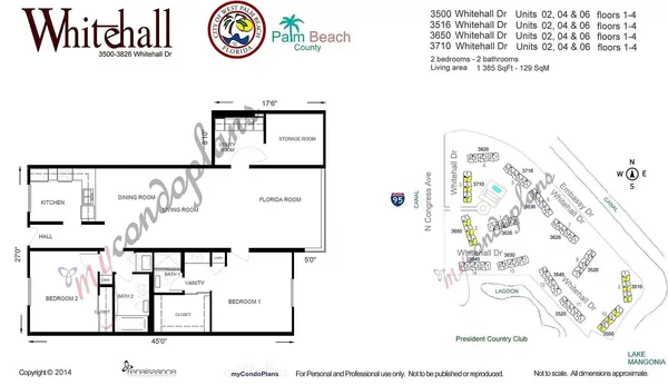 $2,500 | 3516 Whitehall Drive, Unit 303, West Palm Beach, FL 33401