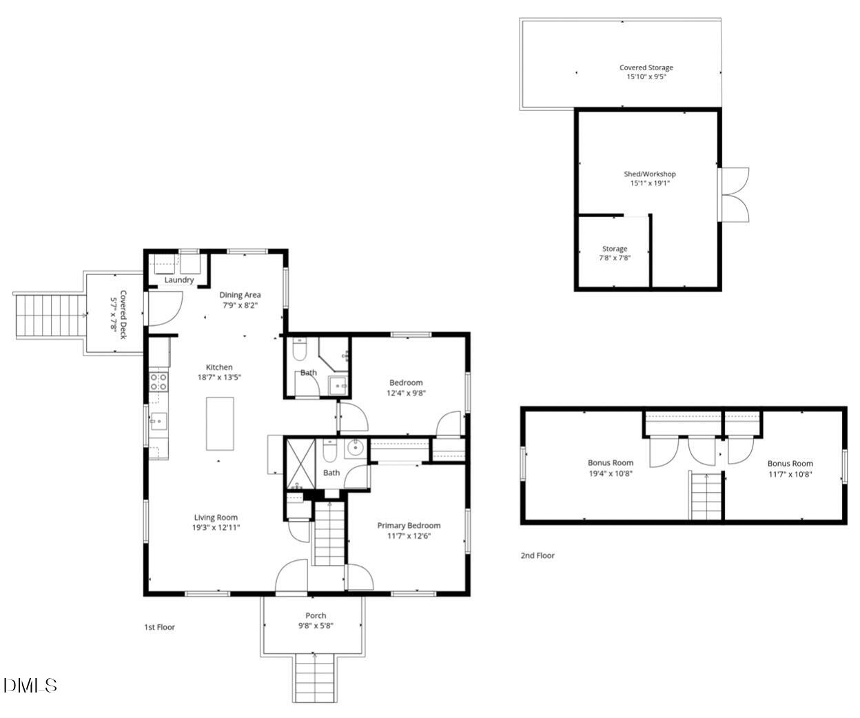 5300 Kerley Road Durham, NC 27705 - Photo 57 of 57 Floor plan