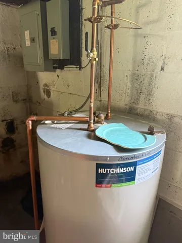 a view of storage and utility room