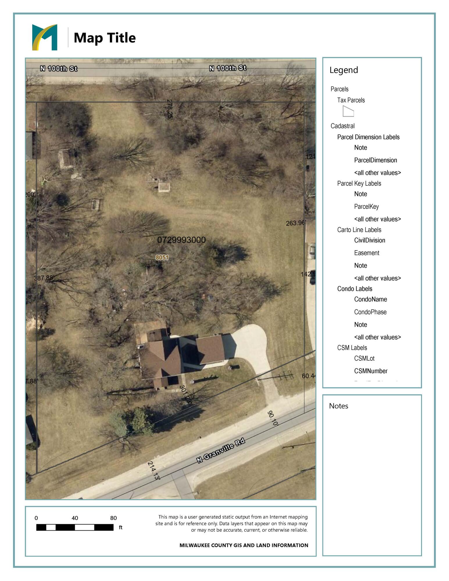 8051 North Granville Road Milwaukee, WI 53224 - Photo 82 of 94 GISPortrait