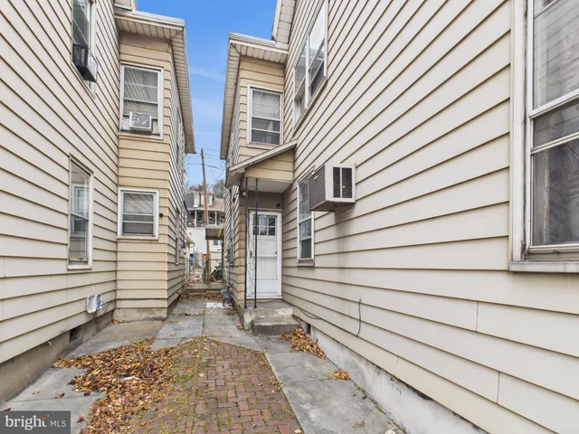 a view of a house with a door