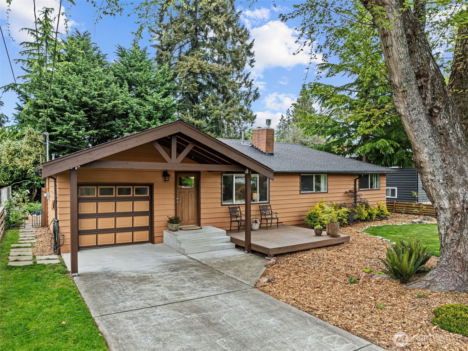 8629 223rd Street Southwest Edmonds, WA 98026 - Photo 3 of 40 front view of a house with a yard