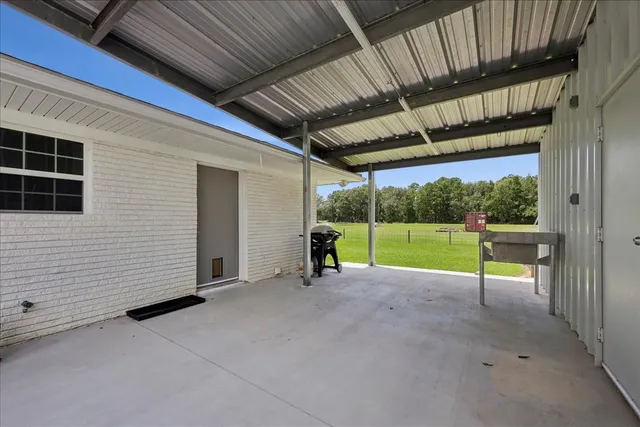 a view of a bench in the house