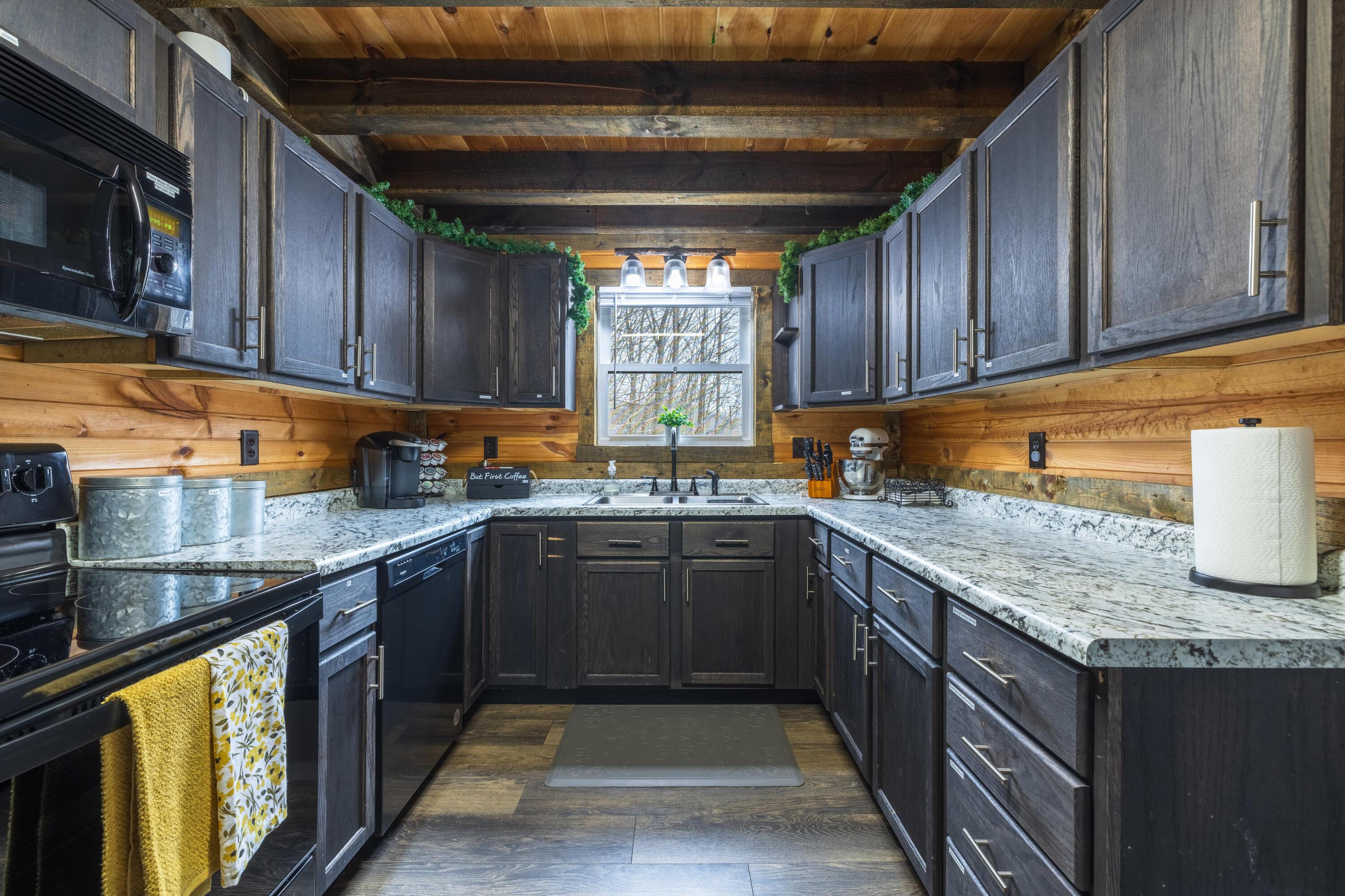 344 Skaggs Road Londonderry, OH 45647 - Photo 33 of 57 Sage Hill Cabin fully stocked kitchen