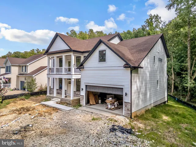 a aerial view of a house