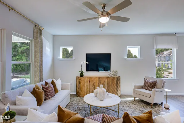 a view of a swimming pool and a mountain