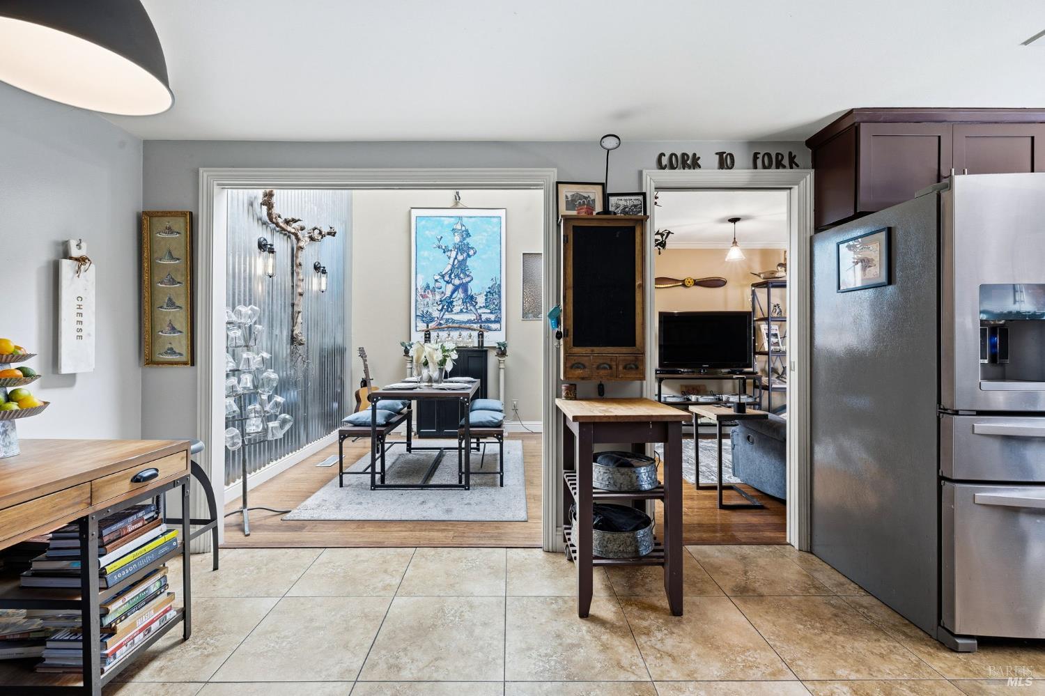 7409 Oakmont Drive Santa Rosa, CA 95409 - Photo 18 of 44 a view of kitchen with furniture and refrigerator