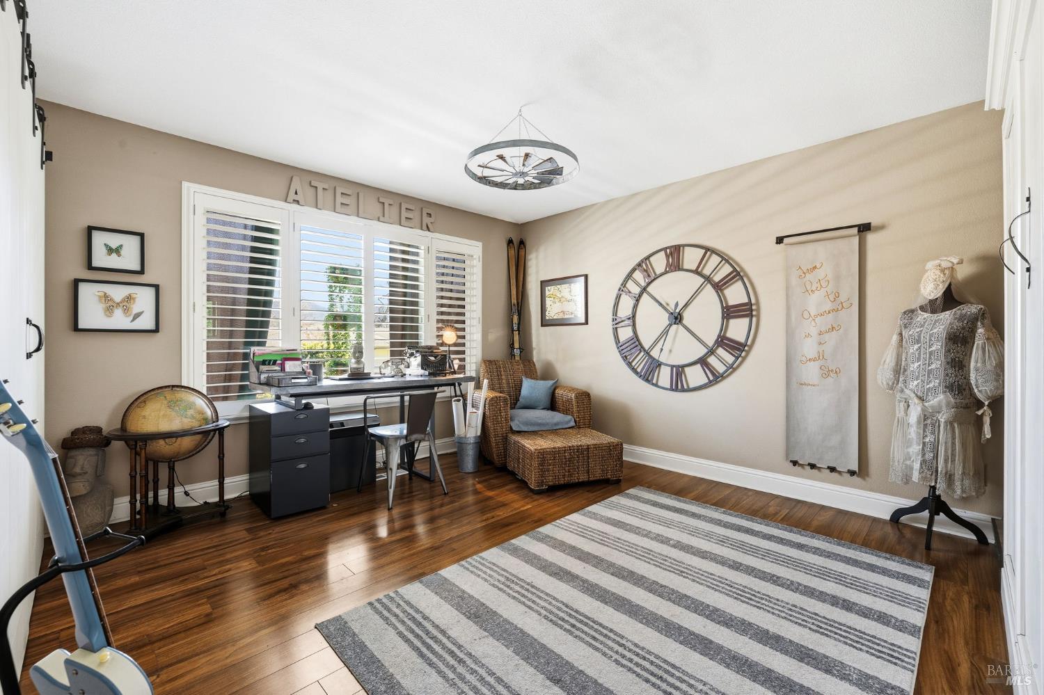 7409 Oakmont Drive Santa Rosa, CA 95409 - Photo 23 of 44 a view of a livingroom with furniture window and wooden floor