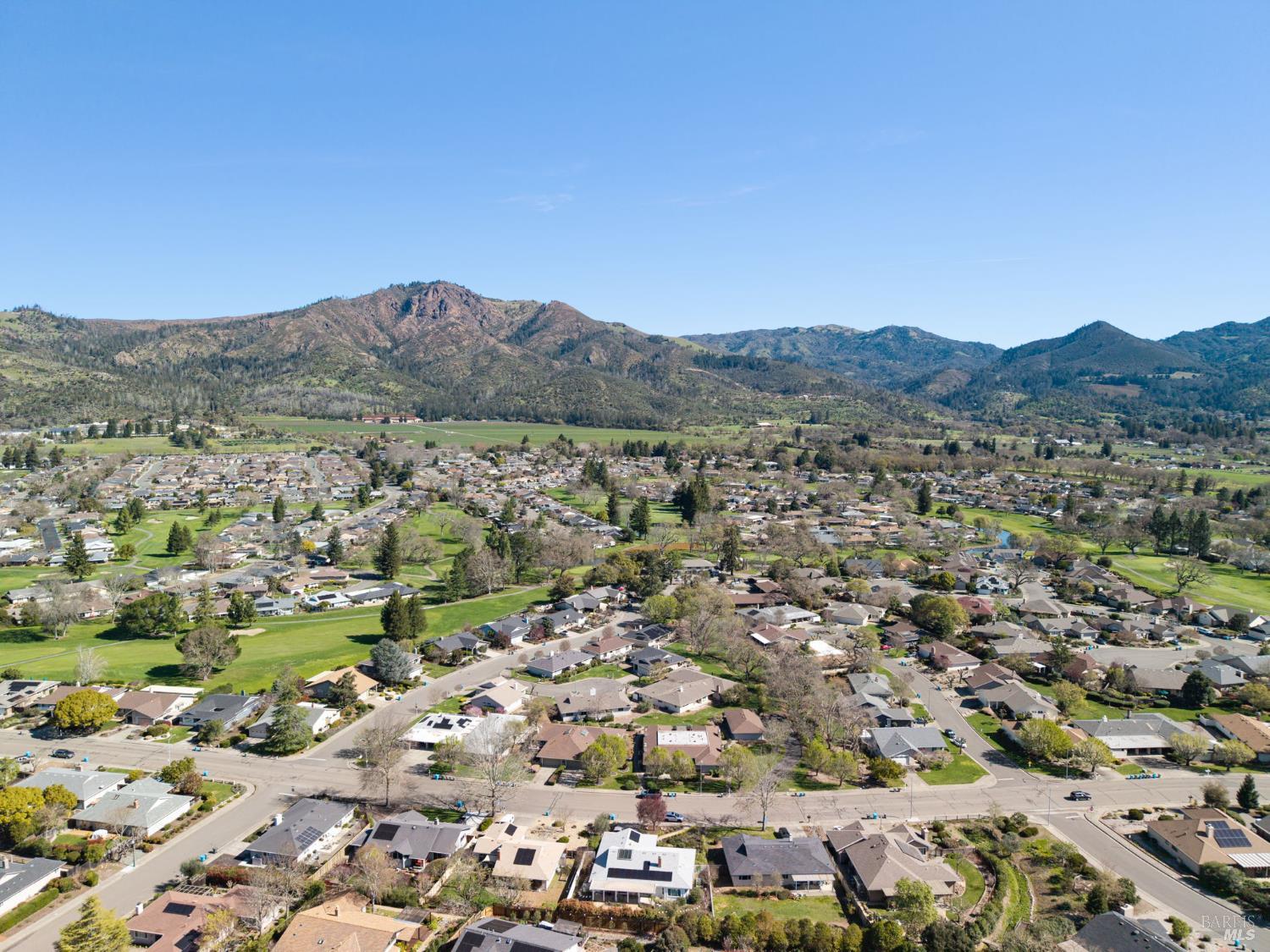 7409 Oakmont Drive Santa Rosa, CA 95409 - Photo 43 of 44 Drone High Front View