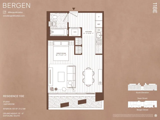 $895,000 | 323 Bergen Street, Unit 118E | Boerum Hill