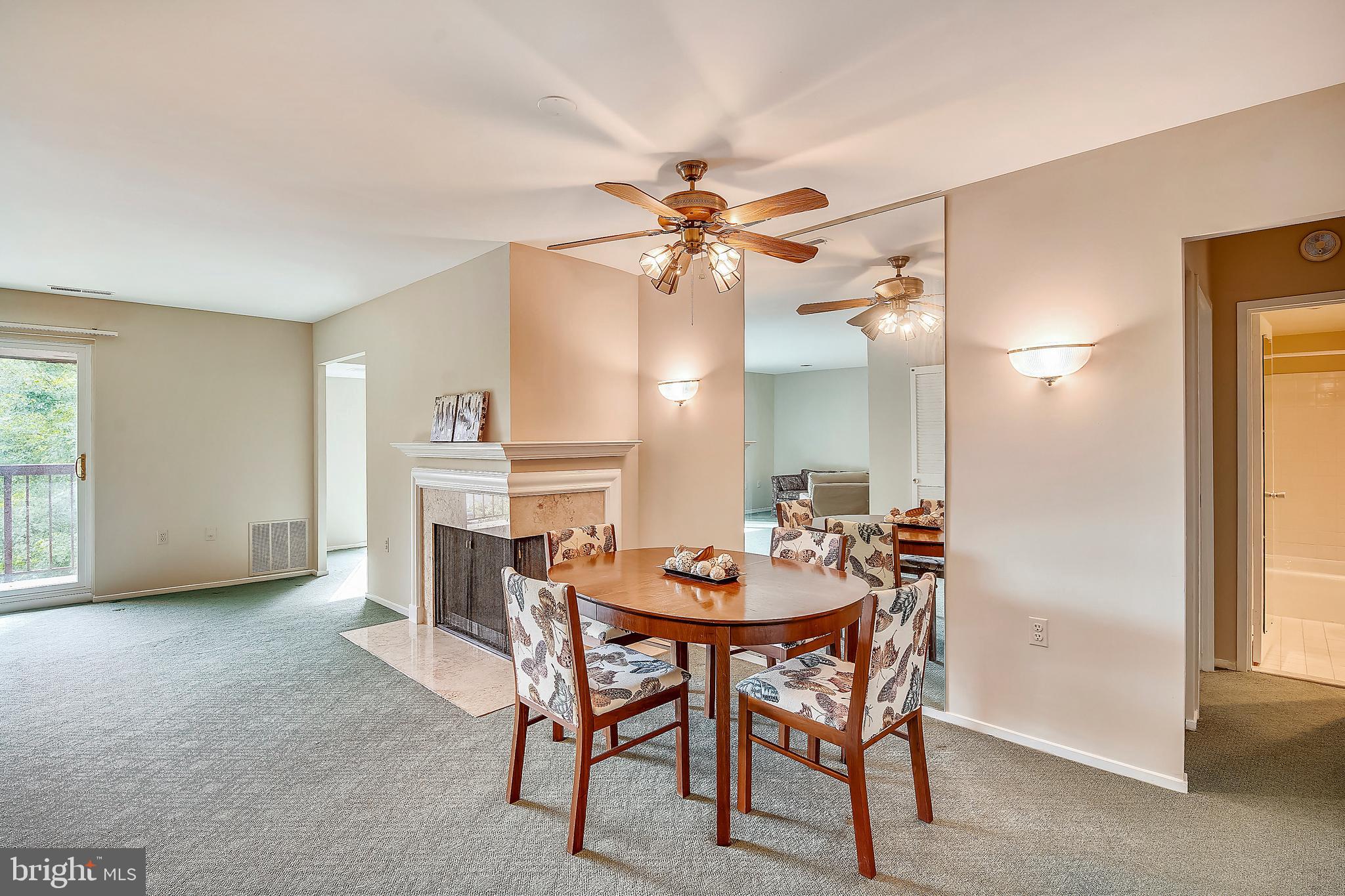 10026 Stedwick Road, Unit 301 Gaithersburg, MD 20886 - Photo 8 of 24 CEILING FAN W/LIGHT IN DINING ROOM